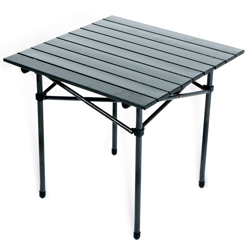 户外野餐桌椅铝合金可折叠摆摊桌子正G方形经济型简易露营便携式