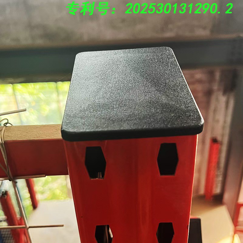 方管胶塞阻流塞定制阁楼平台货架立柱盖型螺母塑料内R塞加厚方钢