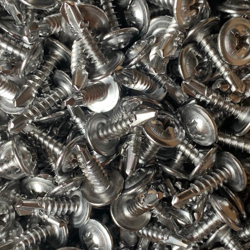 M4.2 304 410不锈t钢大扁头华威圆头钻尾螺钉\自攻自钻螺丝\燕尾