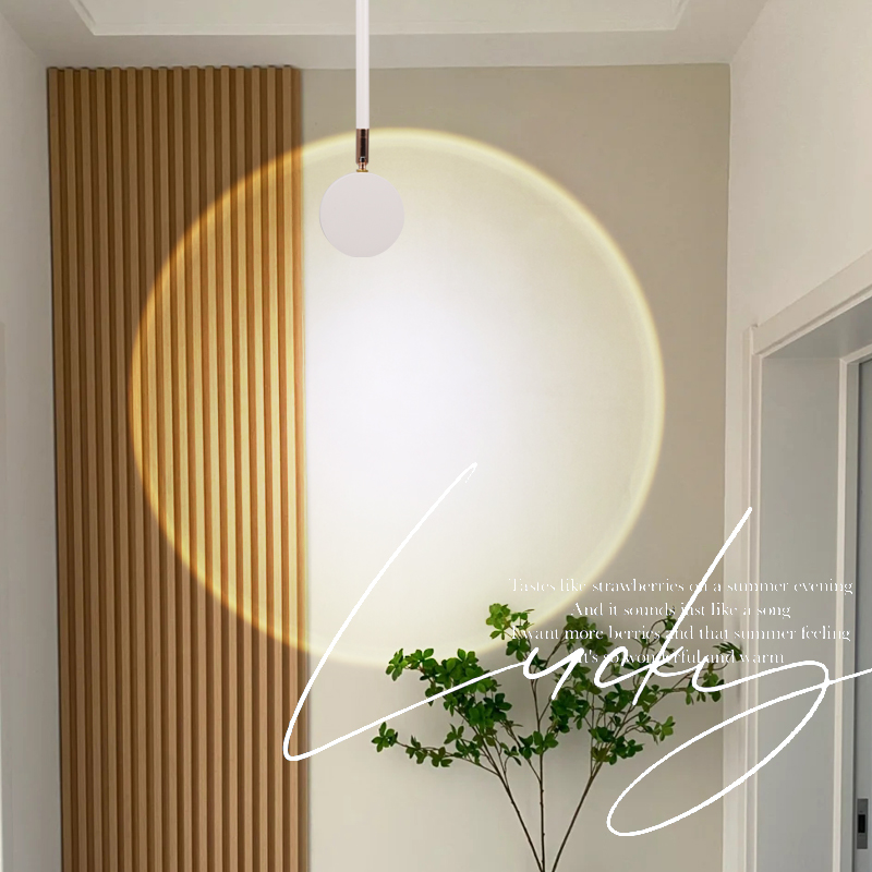 光影床头a吊灯卧室简约现代网红走廊过道主卧拍照酒吧氛围灯小吊
