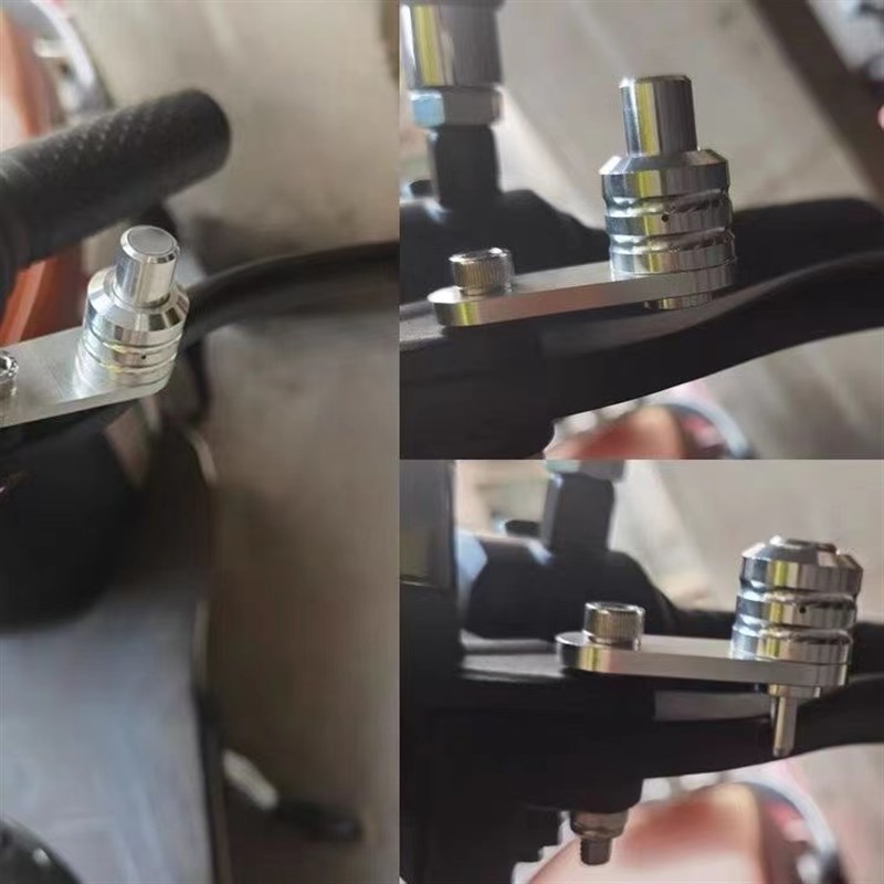 适用光阳赛艇ST250 CT25v0 CT300改装铝合金牛角驻刹器 刹车辅助