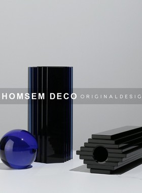 现代家居软装创意水晶椅摆件售楼处样板H间客厅书房酒柜装饰工艺