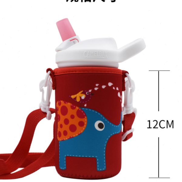 美国CamelBak驼峰儿童水壶水杯杯套防尘盖卡通可爱350 400ml适用