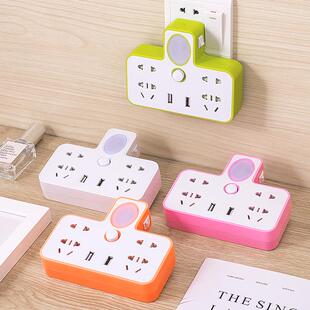 带USB充电小夜灯 创意无线 线家用插座转换器多功能接口延长线 线