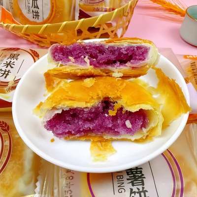 琦利酥饼传统糕点夹心紫薯南瓜