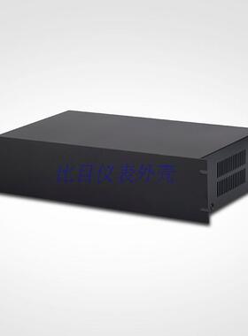 U型19英寸2.5U：111*482.6*250/300金属机壳/仪表机箱/黑色铁机箱