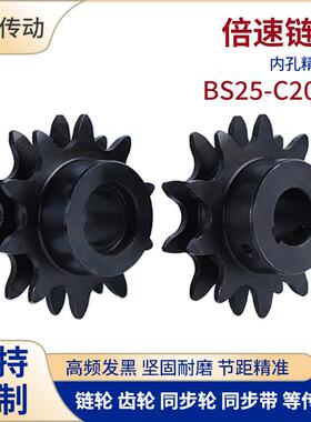 2.5倍速链轮BS25-C208AWESP3.4.5主动轮 C206BC210AC212A倍速链条