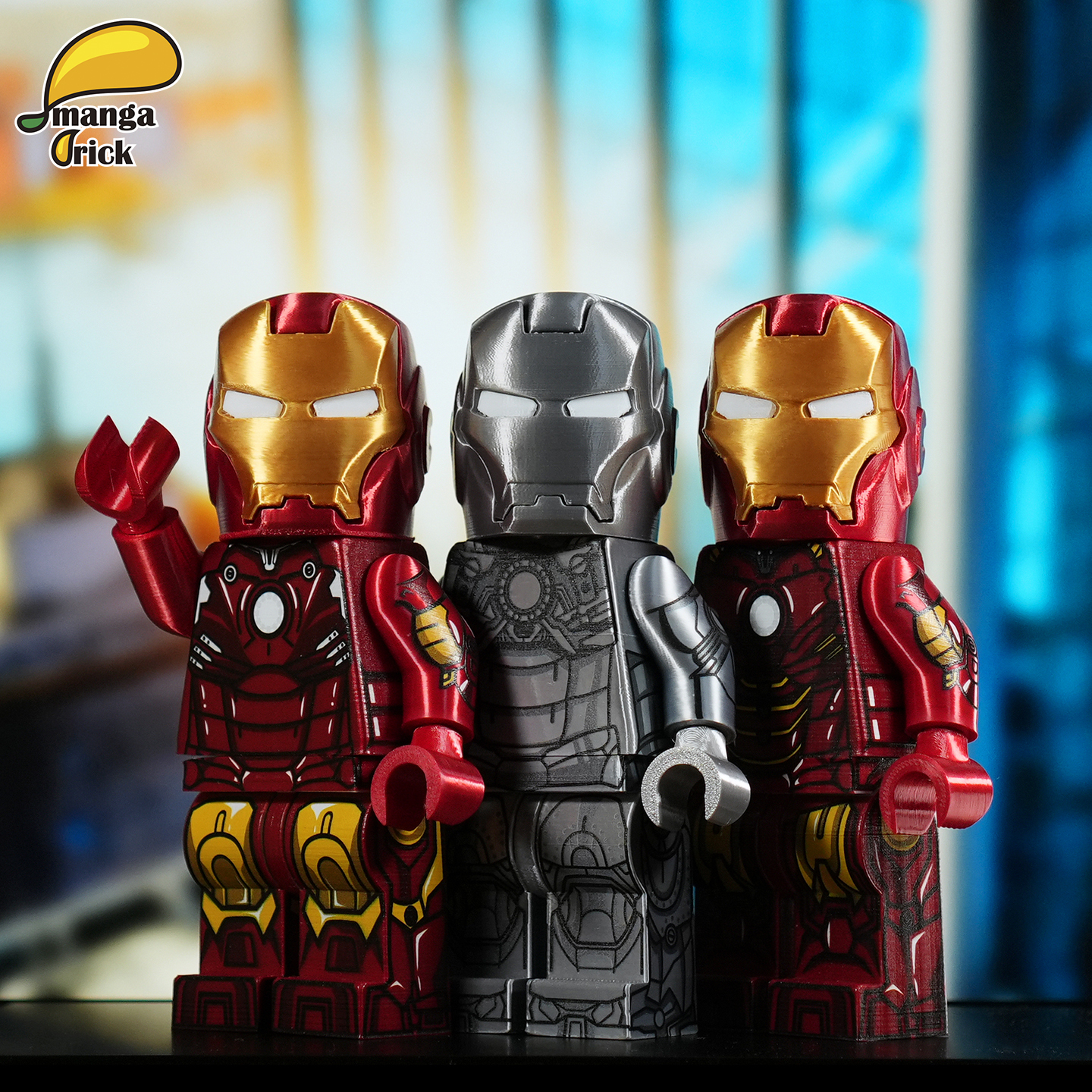 【全开模巨型人仔】芒果 乐宜乐 第三方 钢铁侠 MK3 MK4