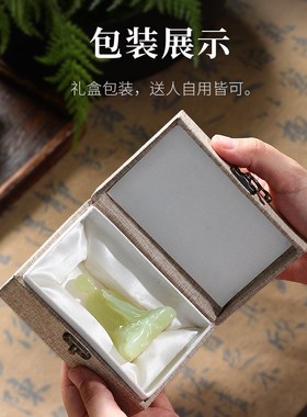 天然玉石无相佛像家居客厅桌面摆件中式禅意玄关书房装饰乔迁礼品