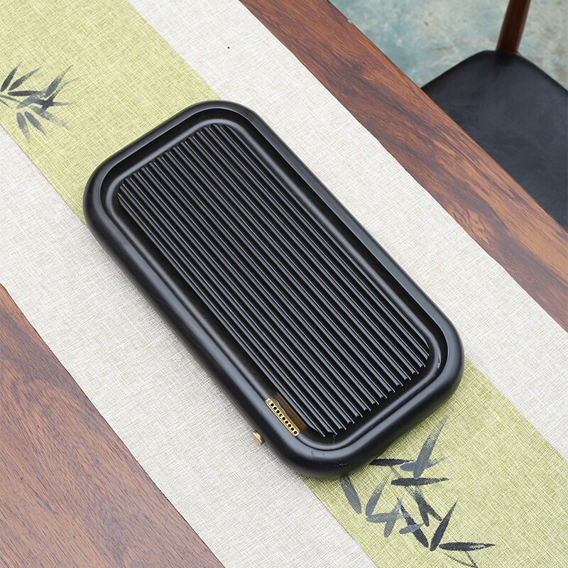 2023新款实木茶盘圆形长方形正方形整块原木简约茶具排水干泡茶台