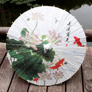 油纸伞古典不防雨牡丹梅花小纸伞幼儿园小号装饰伞 拍照摄影道具