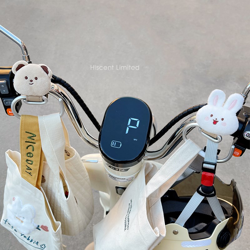 适用雅迪爱玛电动车挂钩前置通用电瓶自行车摩托车挂物钩外卖挂扣