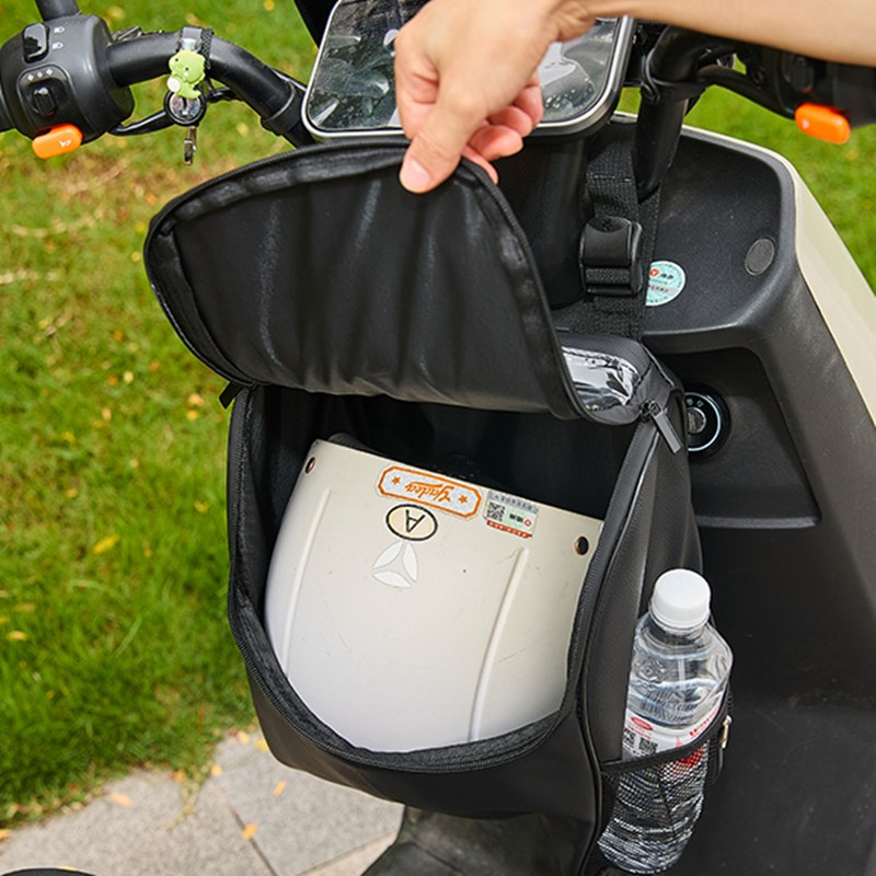 电动车防水挂包大容量放头盔电瓶车前置物挂包手机充电器收纳挂袋
