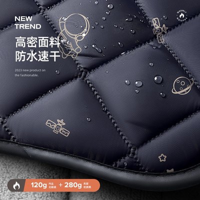 德国工艺电动车挡风被男士冬季加绒加厚摩托车防风罩通用双面防水