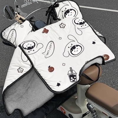 电动车挡风被冬季加绒加厚2025新款防水电瓶摩托冬天冬款防风加大