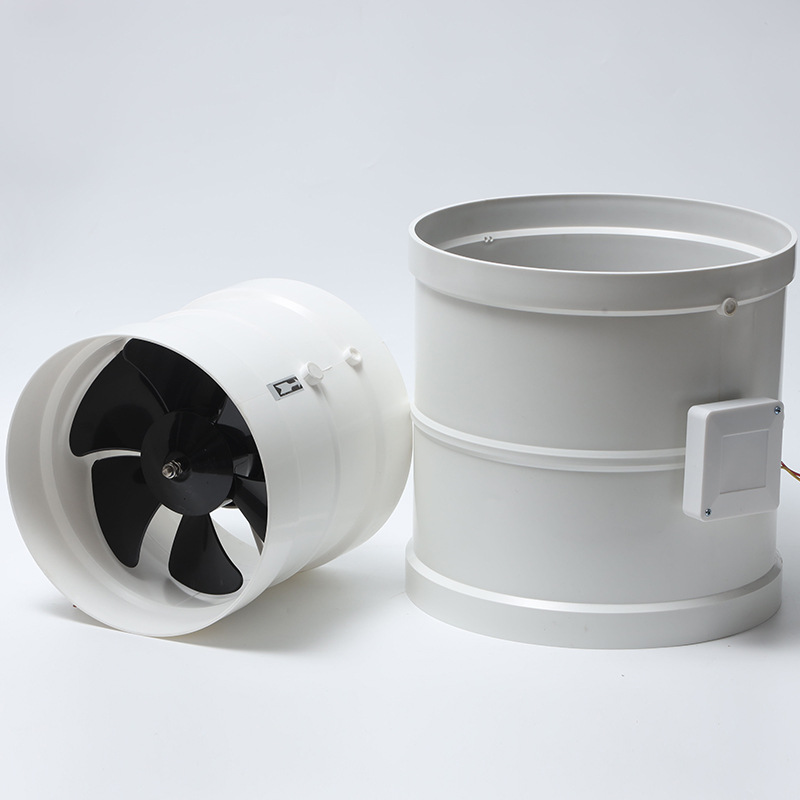 实验室PP轴流风机防腐250管道风机通风橱通风柜风机高W速220v静音