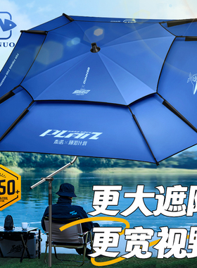 本诺钓鱼伞雨伞钓箱大钓伞新型露营遮阳伞户外2024新款专用拐杖伞