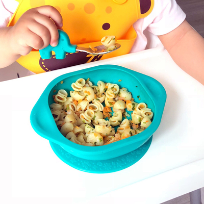 marcus叉勺吸盘碗套装宝宝学吃饭训练勺子一岁婴儿童短柄辅食餐具