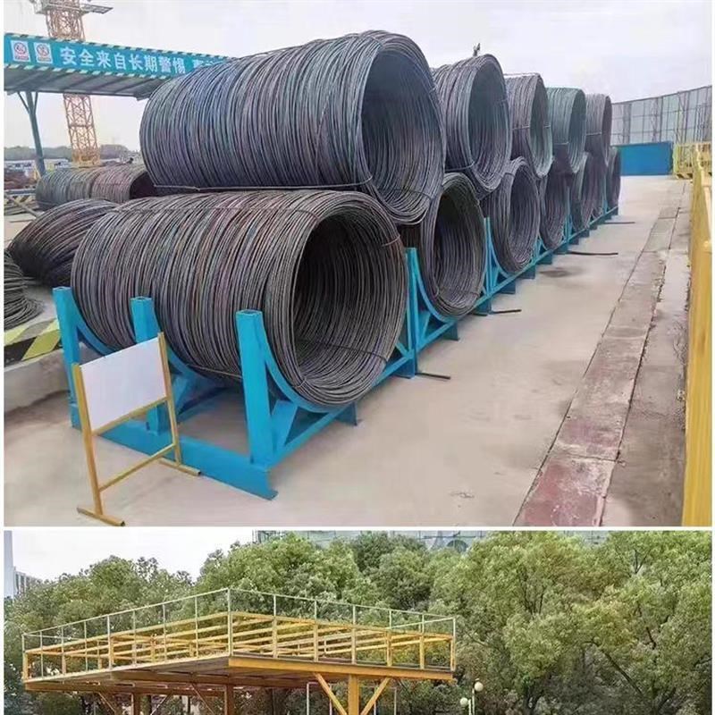 钢筋堆放架工地钢筋笼支架建筑工地钢筋笼M存放架钢筋材料堆放平