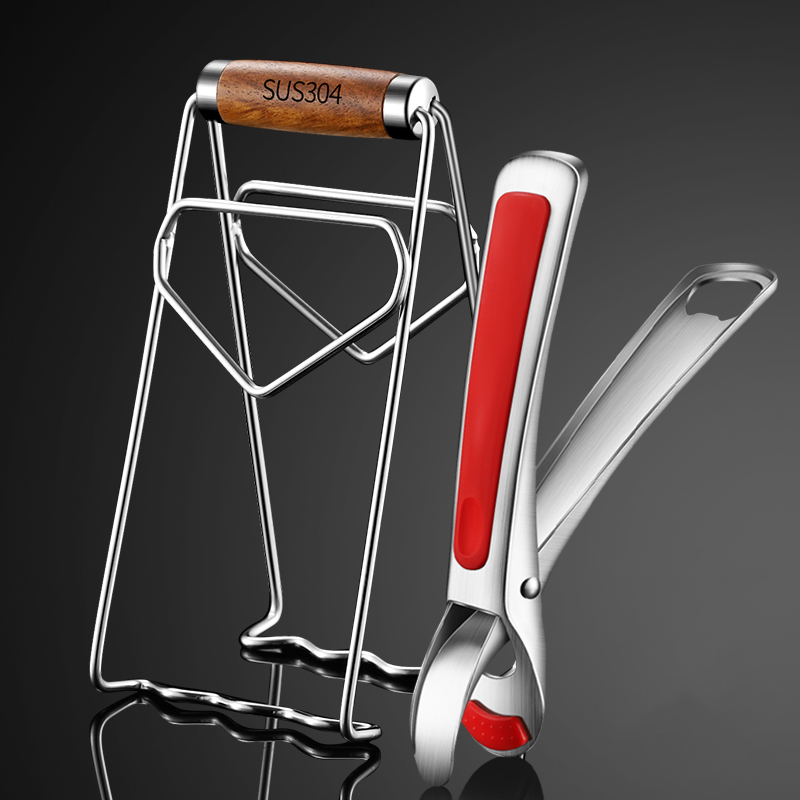 304不锈钢防烫夹取碗夹厨房夹盘器蒸菜夹取盘蒸锅夹提.盘砂锅夹子