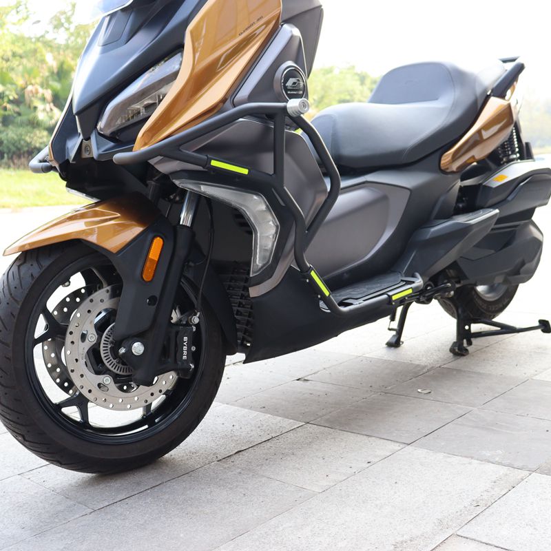 适用QJ鸿350保险杠n350ADV防摔杠鸿350改装护杠350踏板车竞技杠