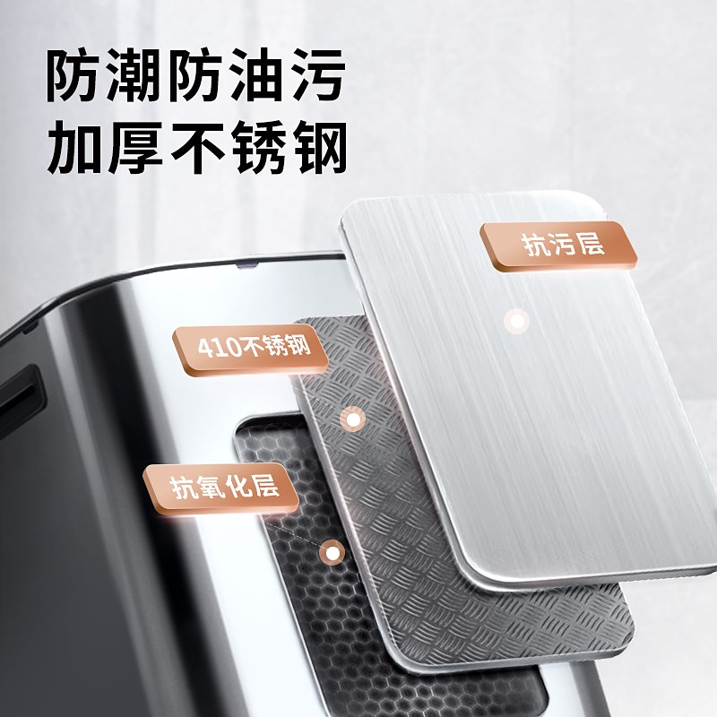 厨房垃圾桶家用2024新款客厅大容C量不锈钢脚踩脚踏式带盖公共场