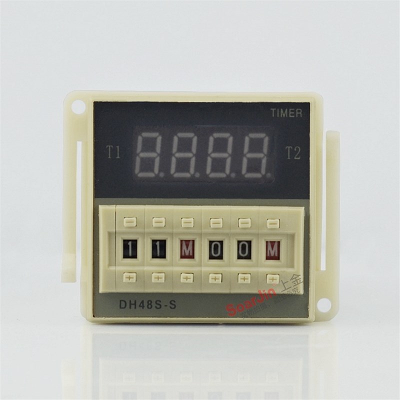 DH48S-Sf数显时间继电器循环控制1Z单组-2Z两路延时控制器开关H5C