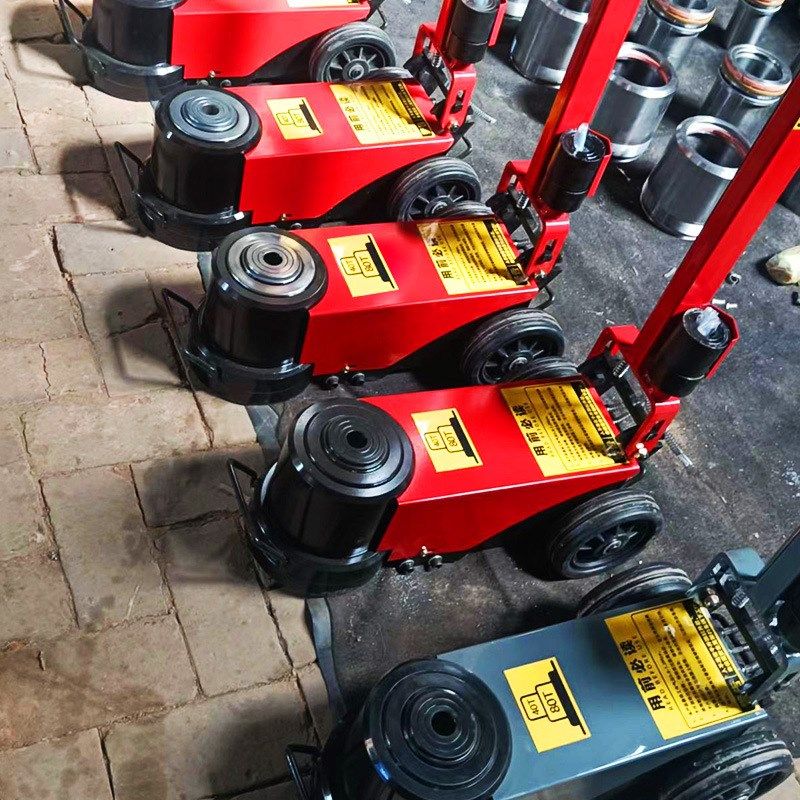 定制气动液压千斤顶80吨5x0T卧式重型汽修千金气顶油压气压顶