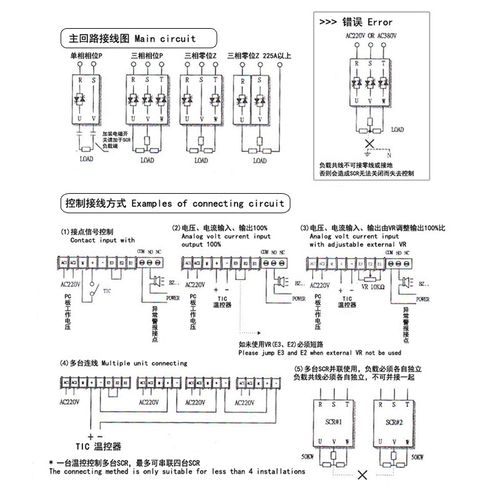 电力调整器功率调节器控制器SC三相调功器可控硅GJSC3-50A