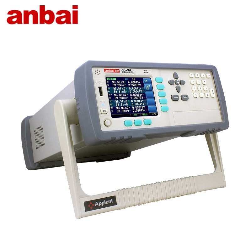 安柏AT5210/AT5220/AT525/AT528/AT521内W阻多路电池测试仪AT520