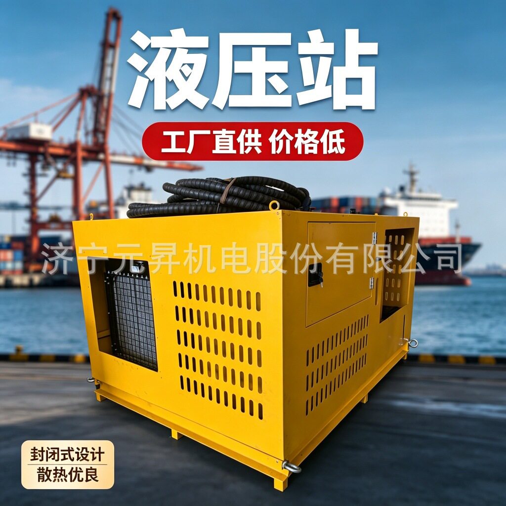 液压泵站液压站总成多阀组液压系统机床升降机用液压泵站