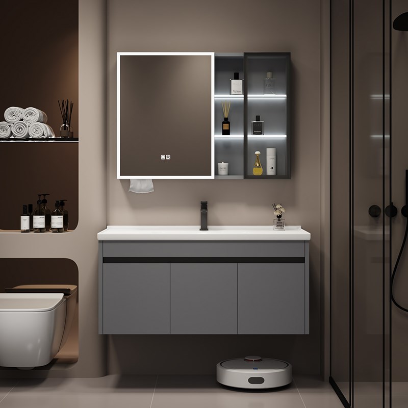 加厚蜂窝铝浴室柜组合一体陶瓷盆2025I新款洗脸洗手盆卫生间洗漱