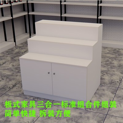 梯形展示架阶梯式货架台阶柜展示A台网红礼品展示台陈列多层中岛