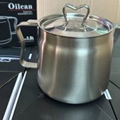 米诺家304滤油壶不锈钢家用防漏油罐壶过滤油渣神器创意油瓶油壸