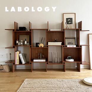 LABOLOGY HOME|“格格”置物架意式中古风落地书架收纳书柜展示
