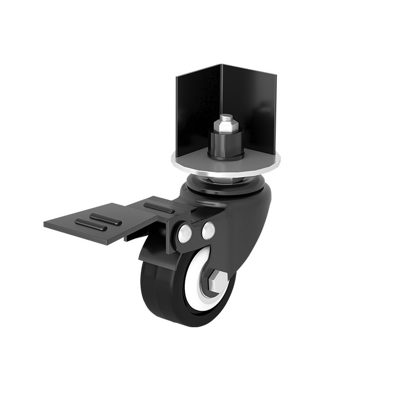 货架置物架专用仓储收纳轮滑带脚刹万向轮四只可R移动置物架货架