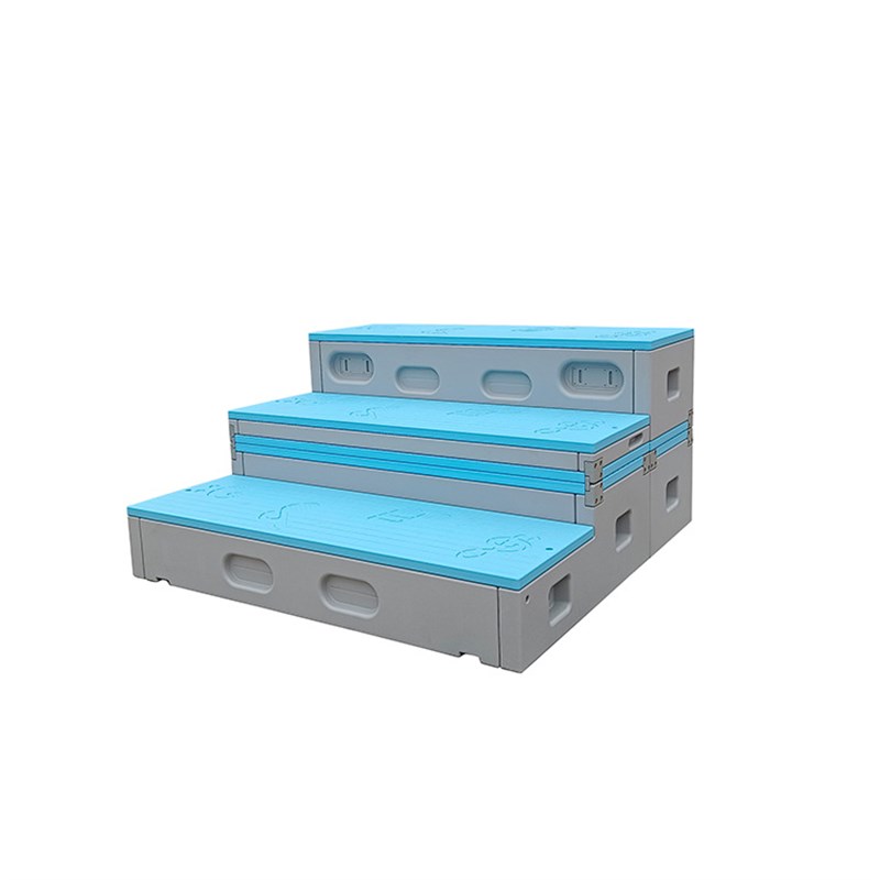 PP塑料合唱台三层折叠移动合唱台音乐教室舞蹈X室演讲合唱台