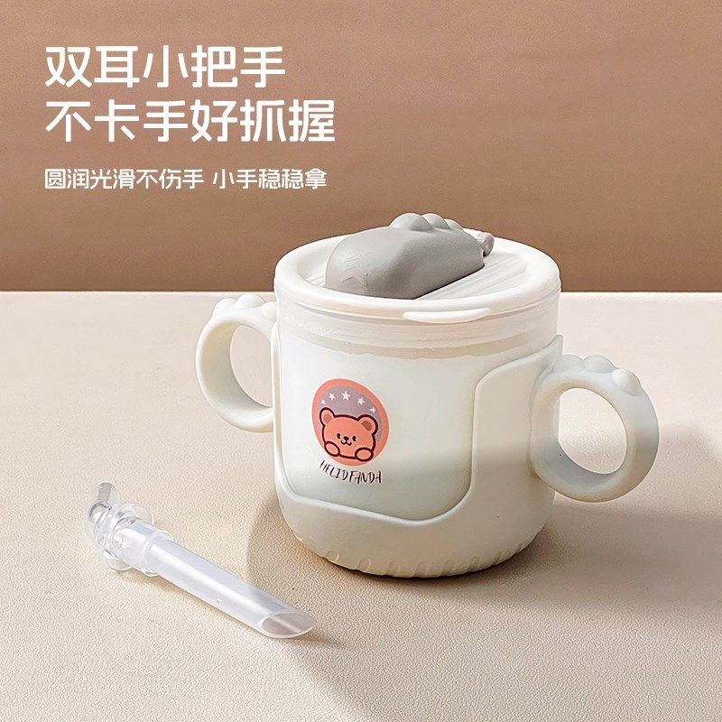 316不锈钢儿童杯宝宝水杯吸管杯牛奶杯家用防摔敞口学饮喝水杯子,婴童用品,儿童水杯,淘宝优惠券,粉丝福利购,淘宝优惠卷