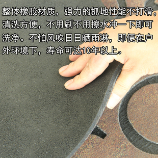 出口北欧式橡胶入户进门大门口玄关门厅地垫防滑门垫蹭土脚垫地毯