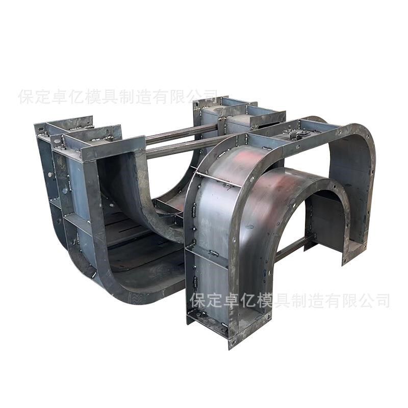 预制U形水泥配重块模具 海底隧道防浮块模具 马鞍式配重块钢模板