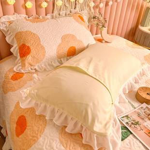 加厚毛绒枕头套单个48x74cm 牛奶珊瑚绒枕套一对装 2022年新款 冬季