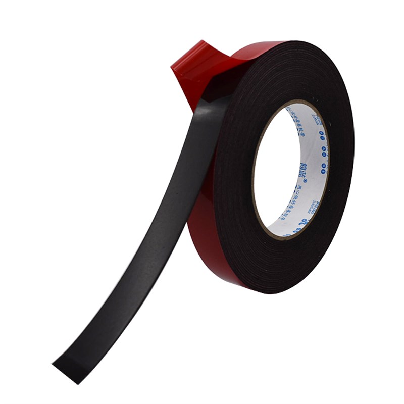 黑色泡沫双面胶厚海绵双面胶真相石漆仿砖胶带免底漆分格R线胶带