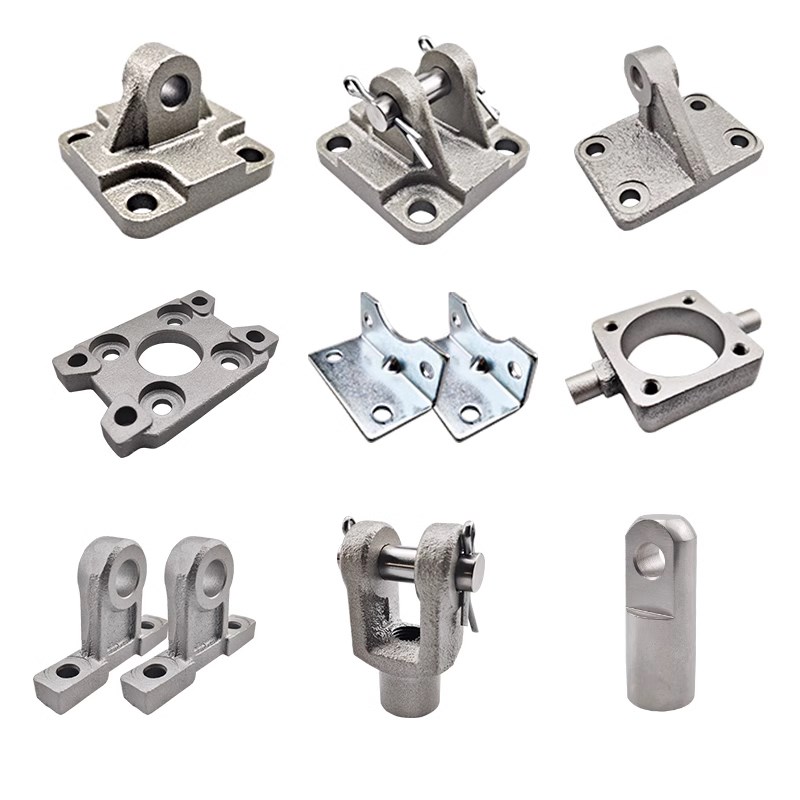 当天发货拉杆气缸安装底座CA2B固定连接件CMB法兰FA叉型I接头斜耳