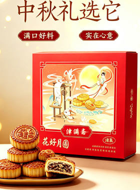 津满斋月饼礼盒中秋送礼