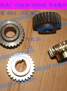 云南机床厂CY6140CY6150车床溜板箱Z26齿涡轮6021铜蜗轮/M2.5