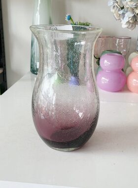 紫色流苏敞口23*8.5