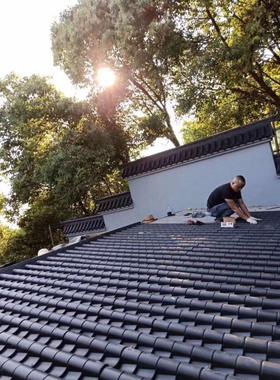 彷古瓦加厚增强型米大型拼接屋面瓦雨棚工房用瓦防漏农村建筑