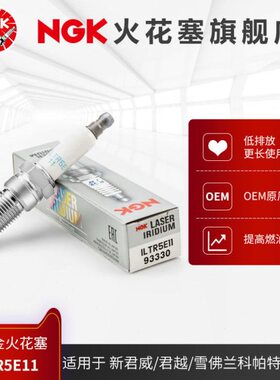 NGK铱铂金火花塞ILTR5E11 93330 单支装 适用于君越科帕特迈锐宝