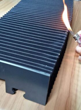 机床钢板防护罩加工中心铣床防水不锈钢伸缩护板VMC850E导轨拉罩