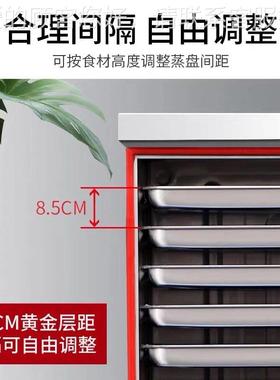 蒸饭型车用63622自0v小蒸饭柜燃气蒸箱全动电蒸箱四盘六盘电用蒸